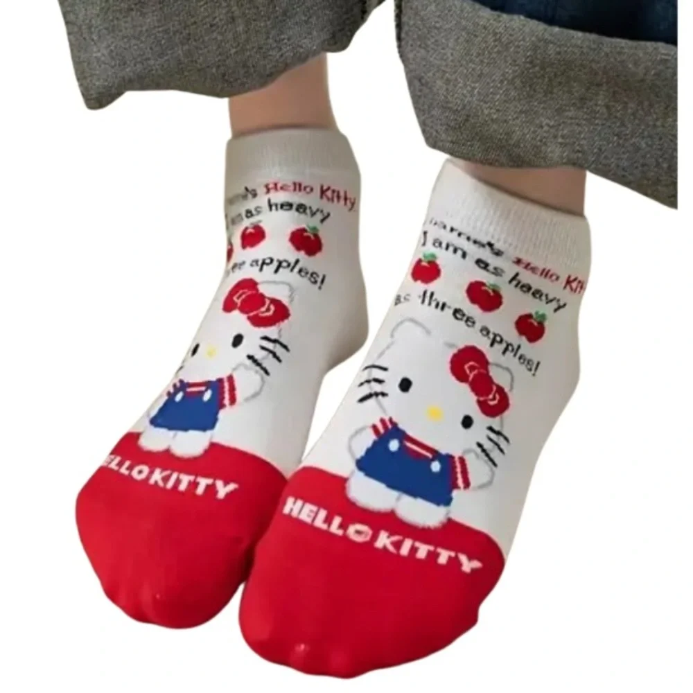 NWT! 5-Pair Hello Kitty Low-Cut Socks Set